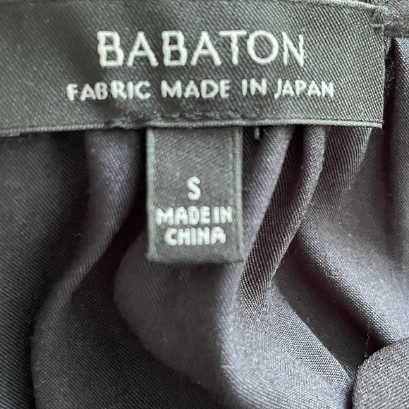 ARITZIA BABATON BLACK UNSTRUCTURED BLOUSE - Picture 5 of 7